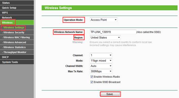 Đổi tên wifi TPlink