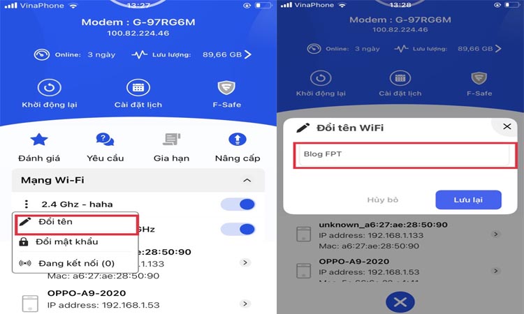 Hướng dẫn đổi tên wifi