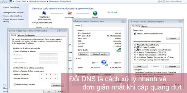 Đổi DNS để truy cập internet nhanh hơn khi đứt cáp quang biển